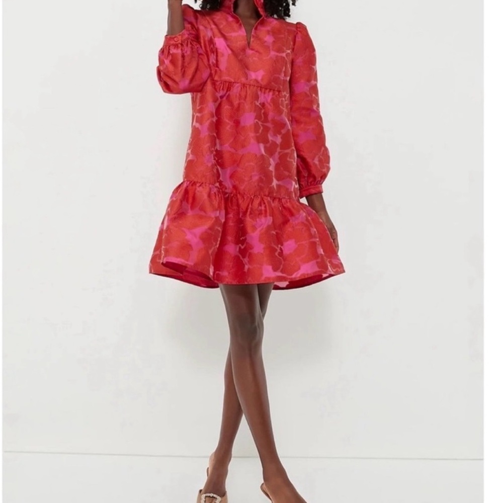 Tuckernuck Red Fil Coupe Palmerston Dress